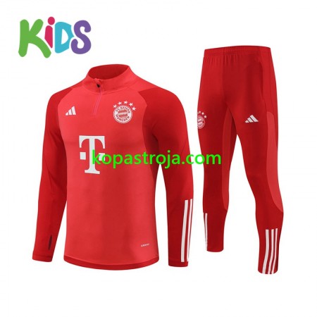 Bayern München Barn Tränings Sweatshirtställ Röd 2024/25